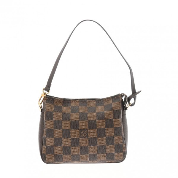 800000123049000 1 Louis Vuitton Damier Truth Makeup Pouch Brown