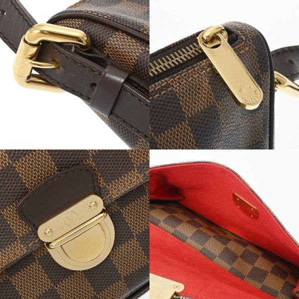 800000123100000 11 c Louis Vuitton Damier Ravello GM Crossbody Bag Brown