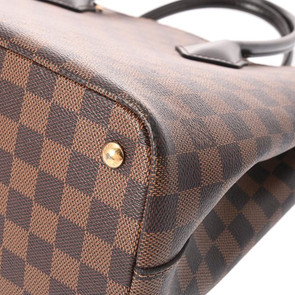 800000123101000 10 Louis Vuitton Damier Kensington 2way Bag Brown