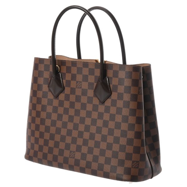 800000123101000 2 Louis Vuitton Damier Kensington 2way Bag Brown