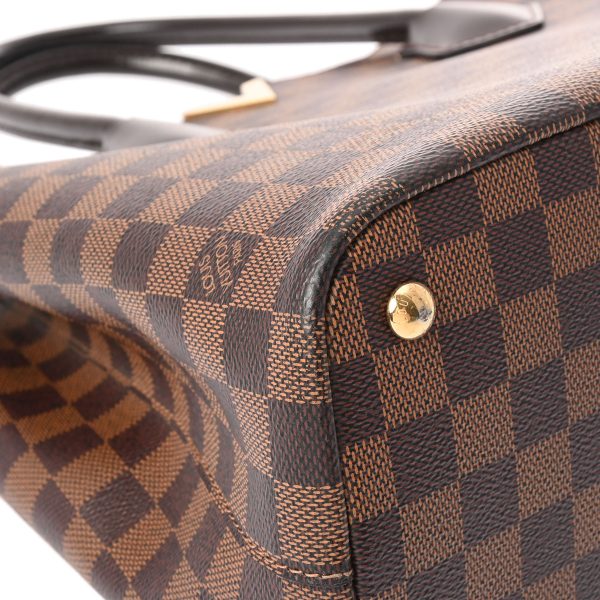 800000123101000 7 Louis Vuitton Damier Kensington 2way Bag Brown