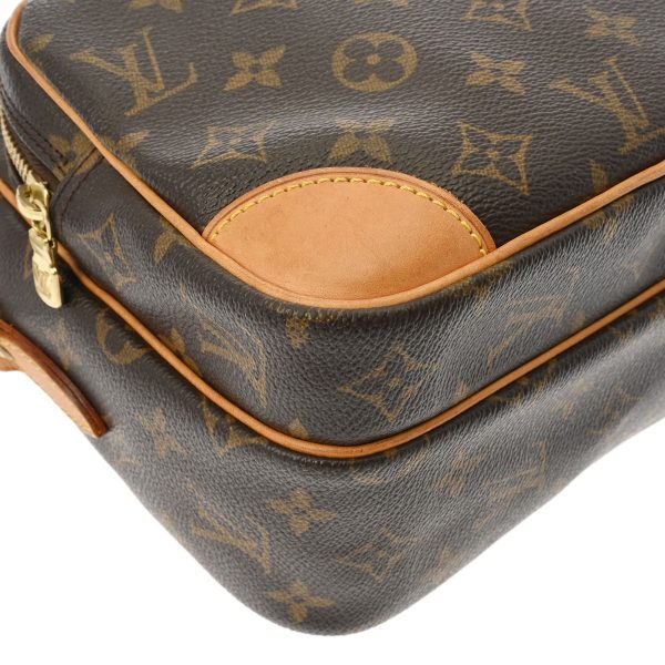 800000123150000 5 Louis Vuitton Nile Monogram Canvas Shoulder Bag Brown