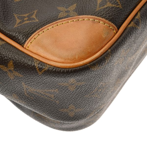 800000123150000 7 Louis Vuitton Nile Monogram Canvas Shoulder Bag Brown