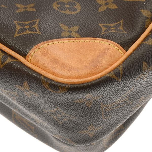 800000123150000 8 Louis Vuitton Nile Monogram Canvas Shoulder Bag Brown