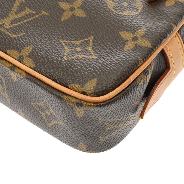 800000123171000 8 Louis Vuitton Marly Monogram Shoulder Bag Brown