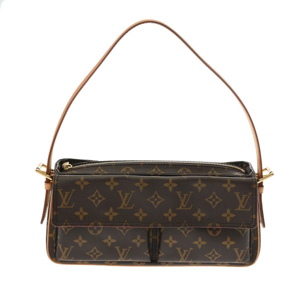 800000123174000 1 Louis Vuitton Monogram Vivacite MM Shoulder Bag Brown