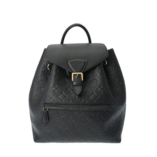 800000123181000 1 Louis Vuitton Monogram Empreinte Montsouris Pm Rucksack Black