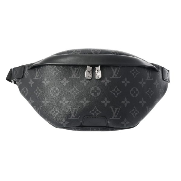 800000123198000 1 Louis Vuitton Monogram Eclipse Discovery Bum Bag Black