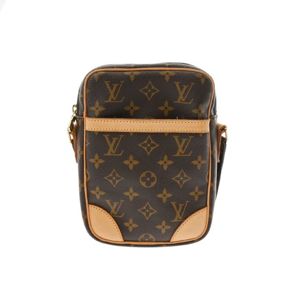 800000123212000 1 Louis Vuitton Danube Monogram Canvas Shoulder Bag Brown