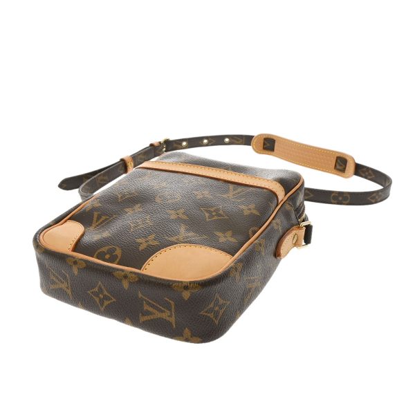 800000123212000 5 Louis Vuitton Danube Monogram Canvas Shoulder Bag Brown