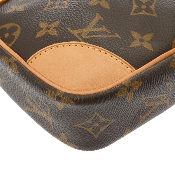 800000123212000 7 Louis Vuitton Danube Monogram Canvas Shoulder Bag Brown