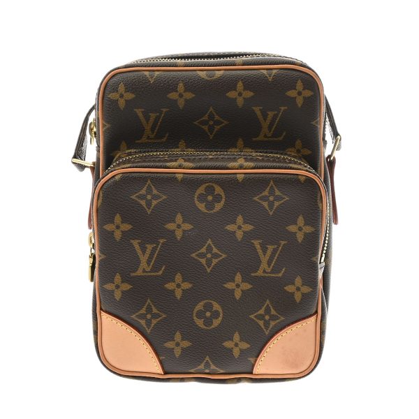 800000123213000 1 Louis Vuitton Monogram Shoulder Bag Brown