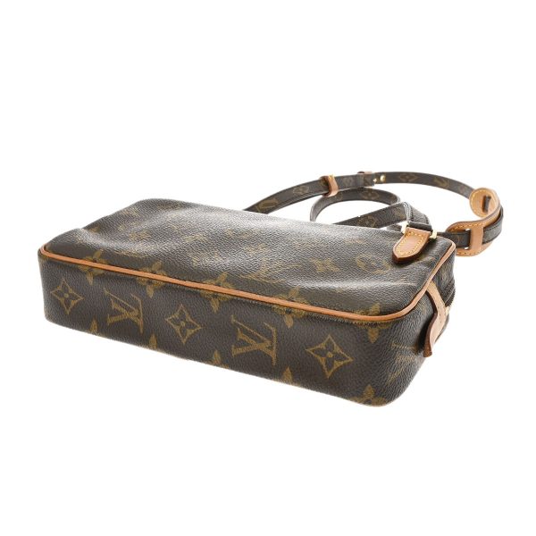 800000123215000 5 Louis Vuitton Monogram Marly Bandouliere Shoulder Bag Brown