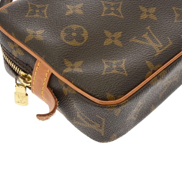 800000123215000 6 Louis Vuitton Monogram Marly Bandouliere Shoulder Bag Brown