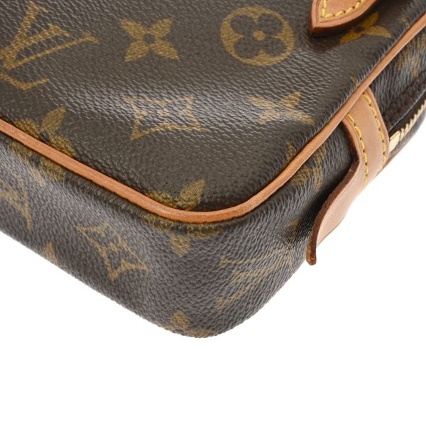 800000123215000 7 Louis Vuitton Monogram Marly Bandouliere Shoulder Bag Brown