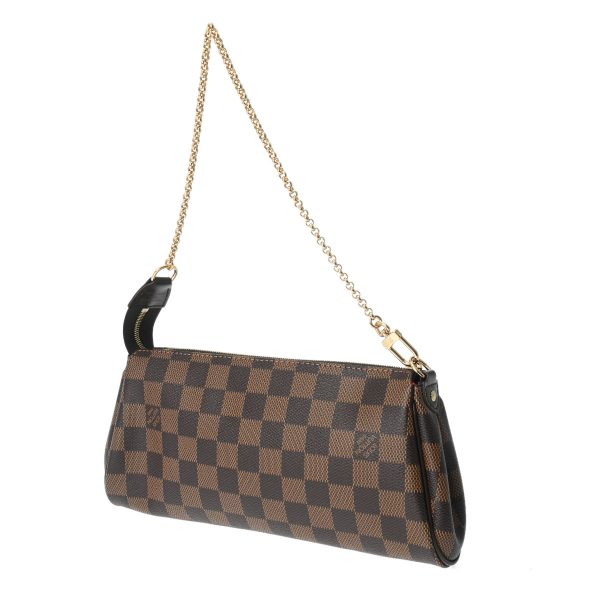 800000123266000 2 Louis Vuitton Damier Eva 2way Shoulder Bag Brown