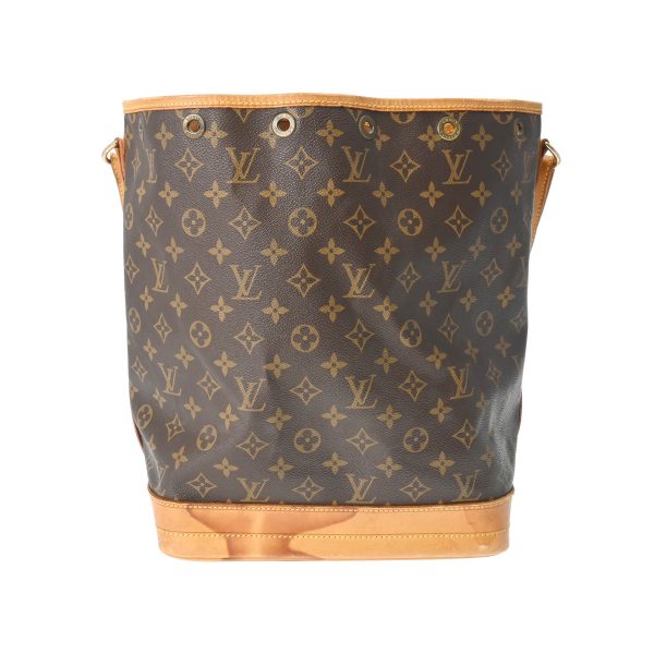 800000123273000 1 Louis Vuitton Noe Monogram Shoulder Bag Brown