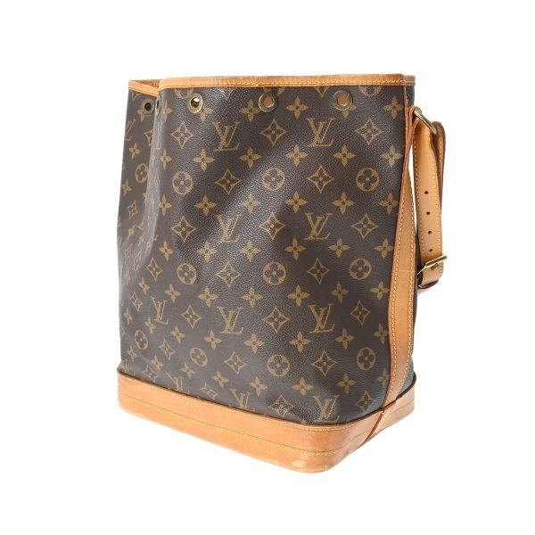 800000123273000 2 Louis Vuitton Noe Monogram Shoulder Bag Brown