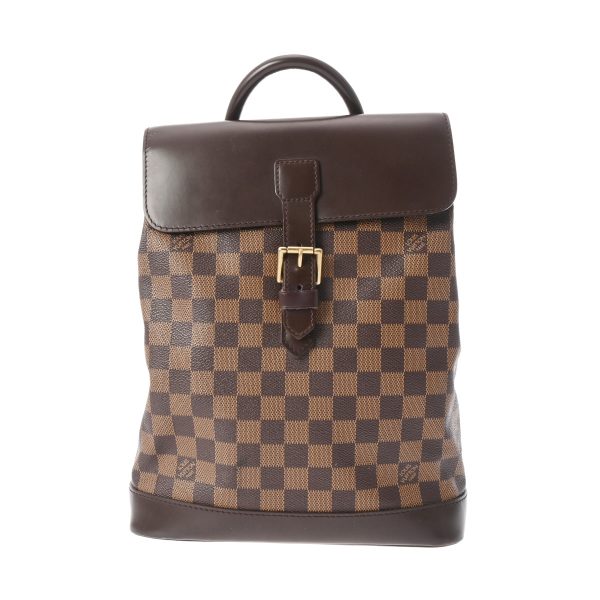 800000123298000 1 Louis Vuitton Damier Soho Rucksack Daypack Brown