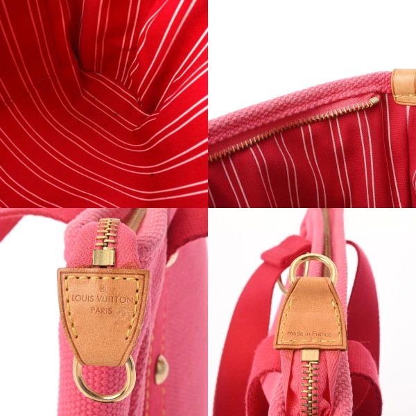 800000123311000 11 c Louis Vuitton Antigua Hippo PM Canvas Handbag Pink