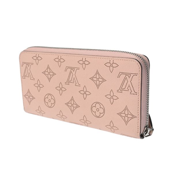 800000123312000 2 Louis Vuitton Mahina Zippy Wallet Leather Long Wallet Pink