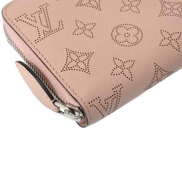 800000123312000 4 Louis Vuitton Mahina Zippy Wallet Leather Long Wallet Pink