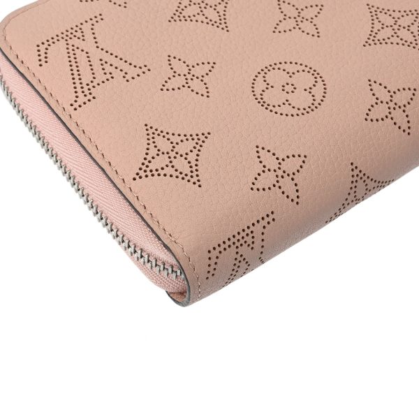 800000123312000 6 Louis Vuitton Mahina Zippy Wallet Leather Long Wallet Pink