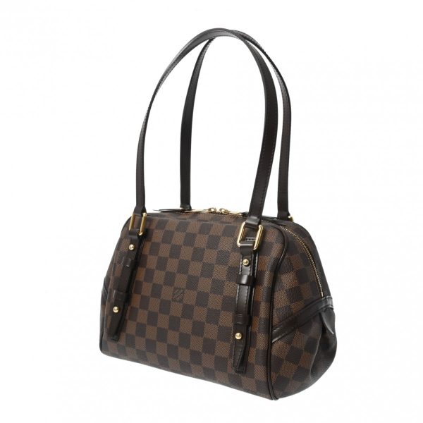 800000123322000 2 Louis Vuitton Damier Rivington Pm Handbag Brown