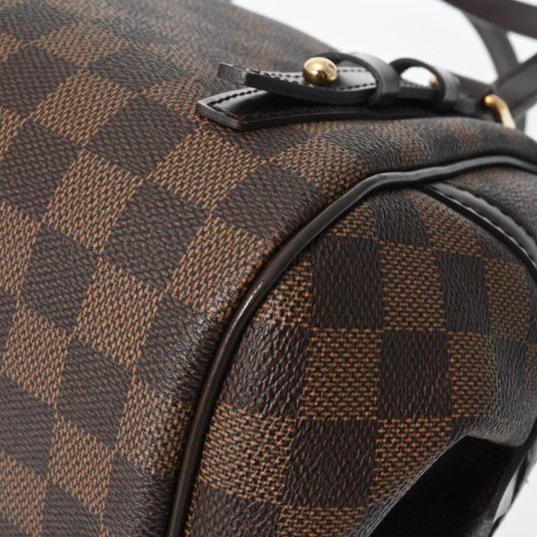 800000123322000 7 Louis Vuitton Damier Rivington Pm Handbag Brown