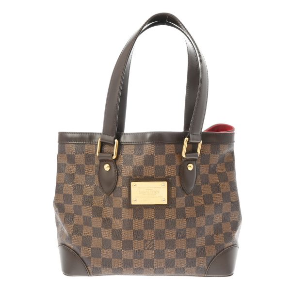 800000123323000 1 Louis Vuitton Damier Hampstead Pm Handbag Brown