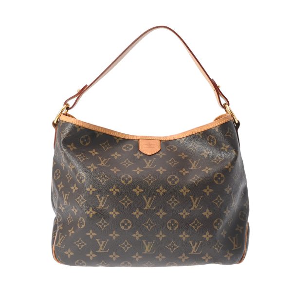 800000123350000 1 Louis Vuitton Delightful Pm Monogram Shoulder Bag Brown