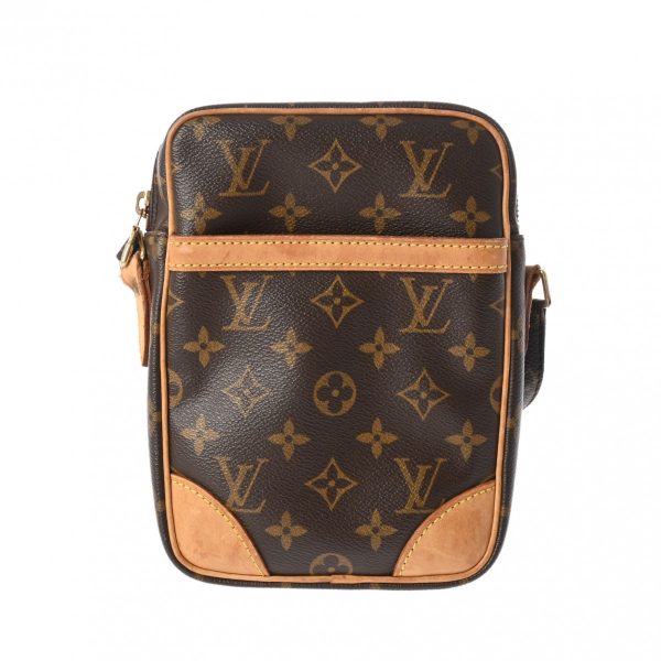 800000123353000 1 Louis Vuitton Danube Monogram Shoulder Bag Brown