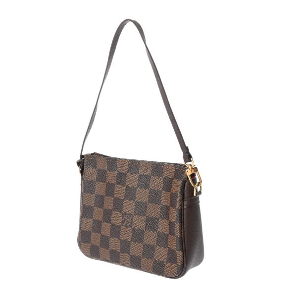 800000123393000 2 Louis Vuitton Damier Truth Makeup Accessory Pouch Brown