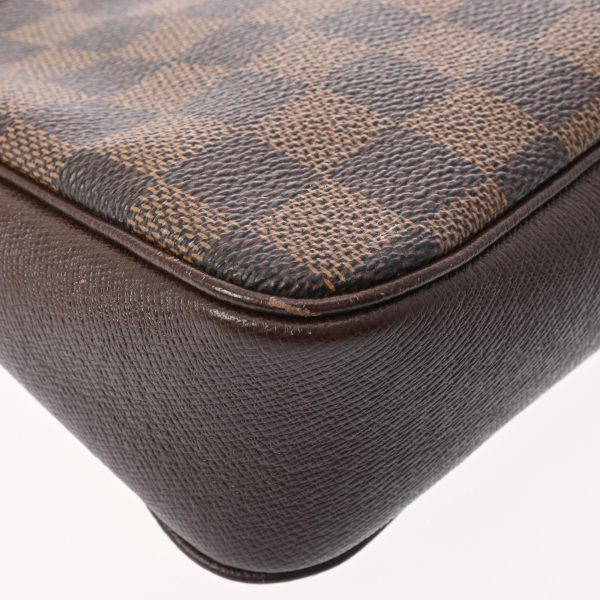 800000123393000 9 Louis Vuitton Damier Truth Makeup Accessory Pouch Brown