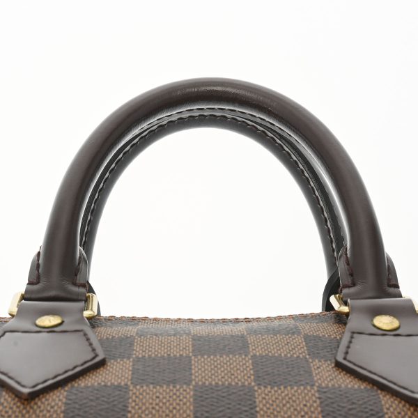 800000123431000 4 Louis Vuitton Speedy 25 Damier Canvas Handbag Brown