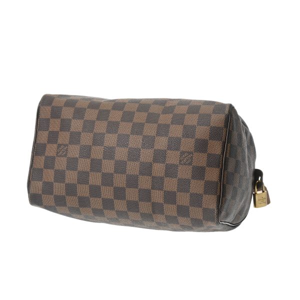 800000123431000 5 Louis Vuitton Speedy 25 Damier Canvas Handbag Brown