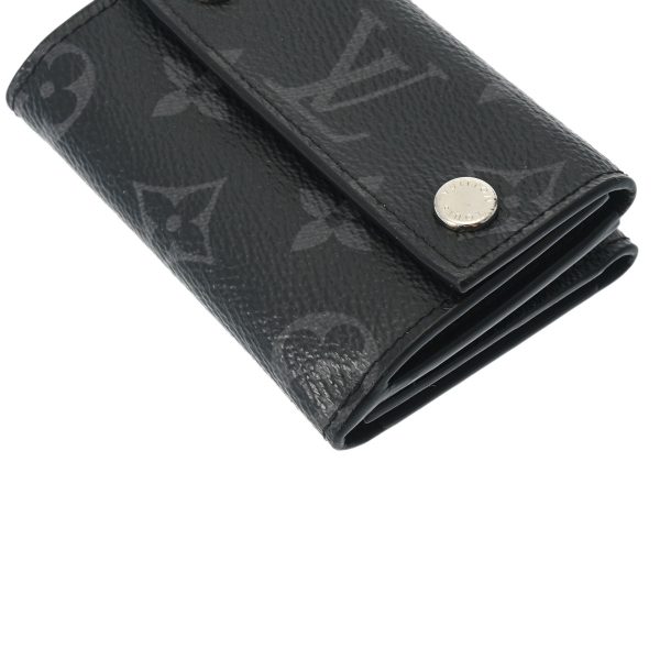 800000123439000 5 Louis Vuitton Monogram Eclipse Discovery Compact Wallet Black