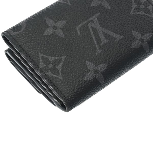 800000123439000 6 Louis Vuitton Monogram Eclipse Discovery Compact Wallet Black