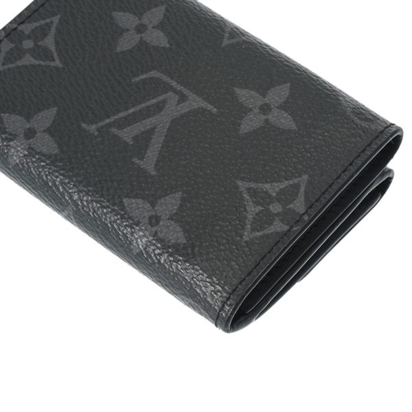 800000123439000 7 Louis Vuitton Monogram Eclipse Discovery Compact Wallet Black