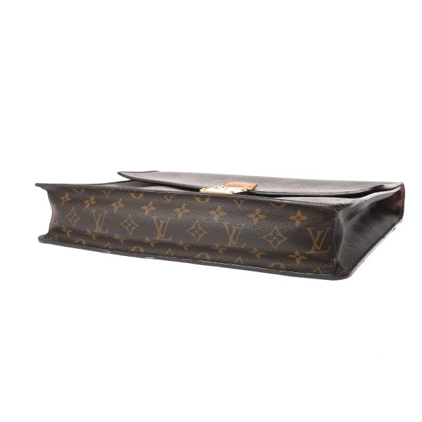 800000123477000 4 Louis Vuitton Laguito Monogram Business Bag Brown