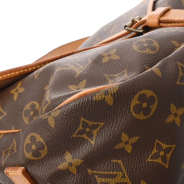 800000123480000 5 Louis Vuitton Saumur 35 Monogram Shoulder Bag Brown