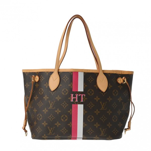 800000123822000 1 Louis Vuitton Neverfull Pm Monogram Handbag Brown