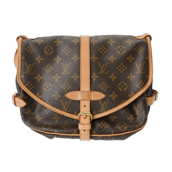 800000123832000 1 Louis Vuitton Monogram Saumur 30 Shoulder Bag Brown