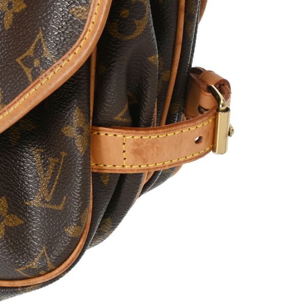 800000123832000 10 Louis Vuitton Monogram Saumur 30 Shoulder Bag Brown