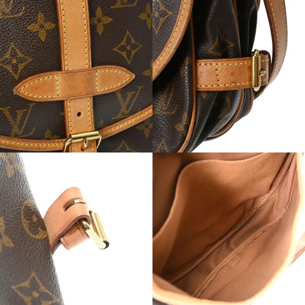 800000123832000 11 c Louis Vuitton Monogram Saumur 30 Shoulder Bag Brown