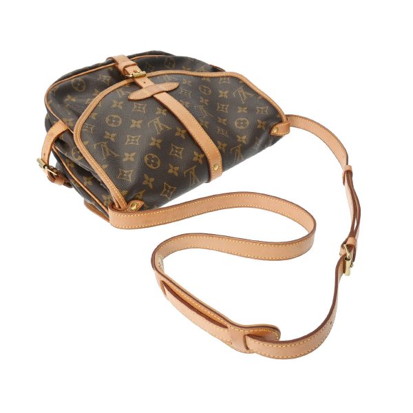 800000123832000 3 Louis Vuitton Monogram Saumur 30 Shoulder Bag Brown