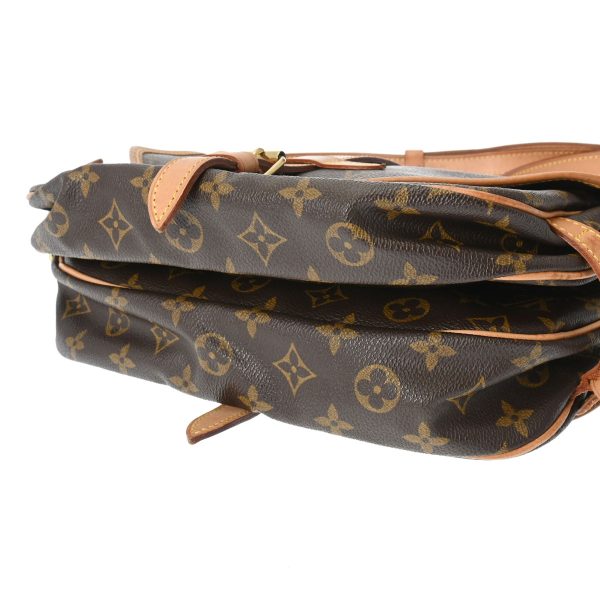 800000123832000 5 Louis Vuitton Monogram Saumur 30 Shoulder Bag Brown