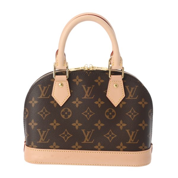 800000123872000 1 Louis Vuitton Alma BB 2way Monogram Handbag Brown