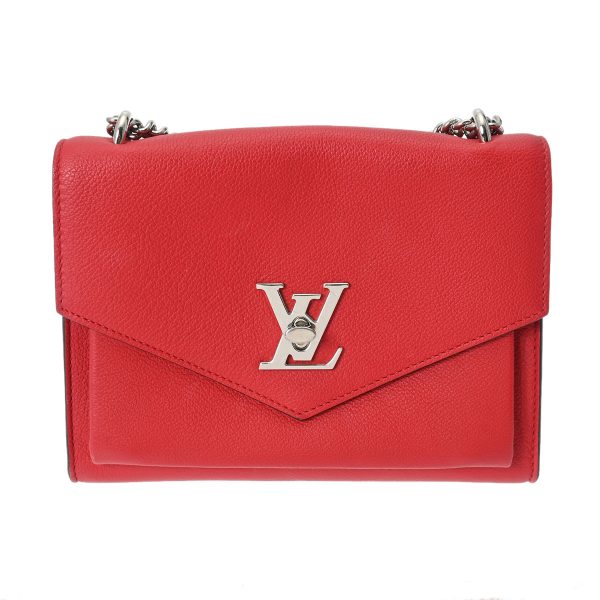 800000123873000 1 Louis Vuitton My Lock Me BB Calf Shoulder Bag Red