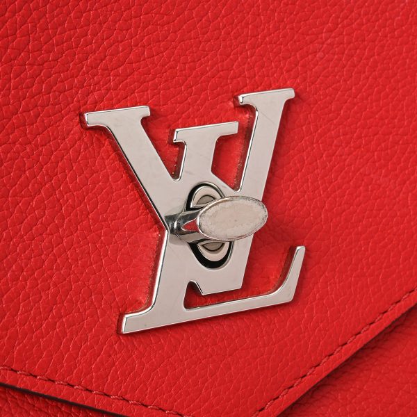 800000123873000 10 Louis Vuitton My Lock Me BB Calf Shoulder Bag Red